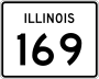 Illinois Route 169 marker