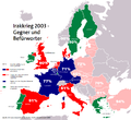 Keine gemeinsame Position der EU zum Irakkrieg 2003