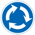 (327の10) 環状の交差点における右回り通行