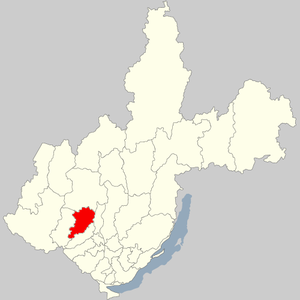 Куйтунский район на карте