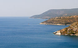 The Aegean Sea from Menderes district