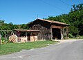 Hangar en bois au Taillan