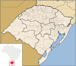 Barra do Guarita – Mappa