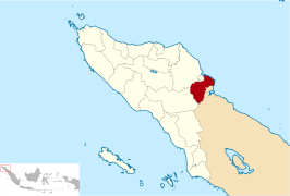 Kaart van Aceh Tamiang
