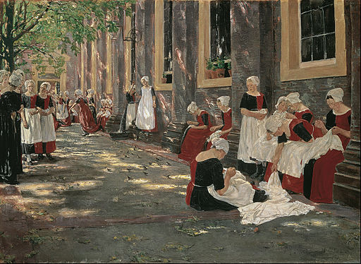 Max Liebermann - Free Period in the Amsterdam Orphanage - Google Art Project