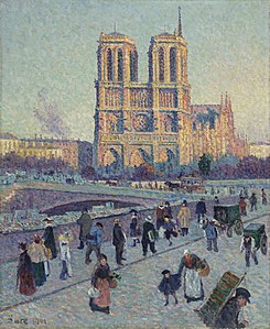 en:The Quai Saint-Michel and Notre-Dame, by Maximilien Luce