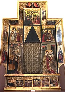 Retable de Martin Crespi par le Maître de Xàtiva