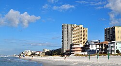 Oceanfront at Miramar Beach, Florida, September 2014.