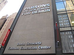 Parsons The New School For Design - Parsons The New School for Design - Wikipedia, la enciclopedia libre - Parsons The New School for Design comÃºnmente conocida como Parsons   School of Design o simplemente Parsons, es una escuela privada de arte y   diseÃ±oÂ ...