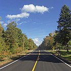 Eastbound view of New York State Route 373