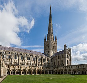 The cathedral from the cloisters