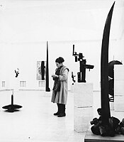 מראה הצבה בתערוכת יחיד (1963), המשכן לאמנות ע"ש חיים אתר, עין חרוד