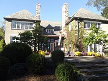 Gibbons Lodge serves as the official residence for the University President. It is one of several university-owned properties outside its main campus. President's House UWO.jpg