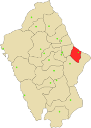 Provincia di Antonio Raymondi – Mappa