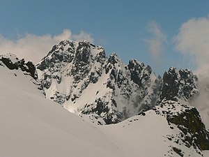 East face of Punta Minuta (from Monte Cinto).