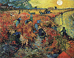 The Red Vineyard của Vincent van Gogh, 1888, bức tranh duy nhất của van Gogh được bán trong đời ông