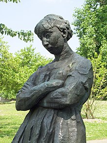 הפסל Huiselijke zorgen בריינפארק בקלן, גרמניה