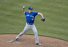 Roberto Osuna during the 2017 season Roberto Osuna May 2017.jpg