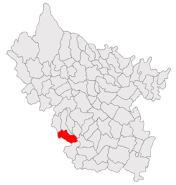 Location of Săhăteni