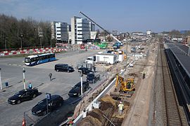 Bauarbeiten am Bahnhof (2017)