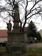 Sousoší Panny Marie, sv. Felixe a sv. Václava, Třeboutice