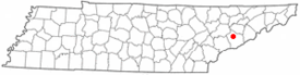 Location in Tennessee