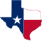 نقشه-پرچم تگزاس
