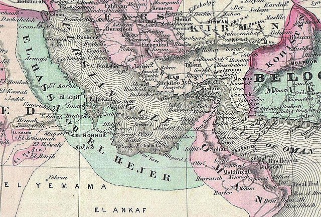 Mapa Omanu Traktatowego