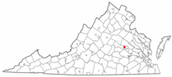 Location of Short Pump, Virginia