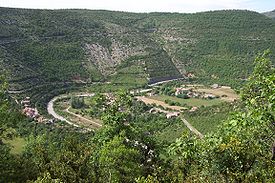 Vista da vila de Vissec