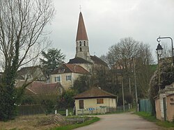 Skyline of Escolives-Sainte-Camille