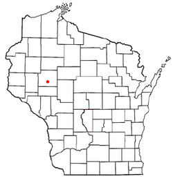Location of Anson, Wisconsin