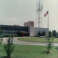 WRC-TV's studio/transmitter facility, which formerly housed NBC's Washington operations, have been in use since 1958. (1962 photograph) WRC-TV.jpg