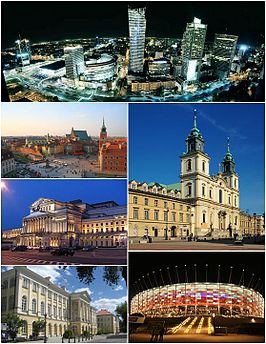 Warschau collage