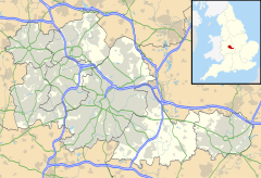 Wednesfield is located in West Midlands county