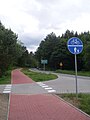 Stezka pro cyklisty a chodce v Policích (Polsko)