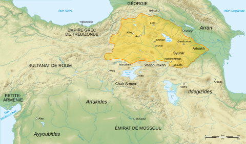 Syunik gola vagerone Armenia sareon gu Zakarian jiomaf prostelay, moni 1203