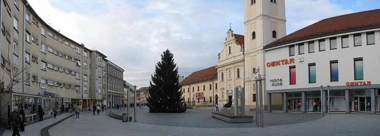 Larĝa panoramo en Čakovec