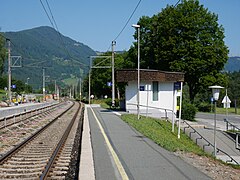 Kitzbühel, Bahnsteiggleis 2