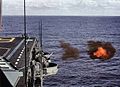 Hancock's 5-inch gun firing in 1957