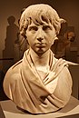 早逝した養子ポリュデウケスの胸像（ベルリン旧博物館蔵、アテネ近郊出土）