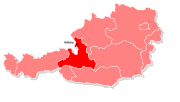 Österreich Karte (Salzburg)