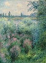 "Bords de la Seine, un coin de berge" (1881) de Claude Monet (W 698)