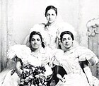Sophia Duleep Singh with her sisters
