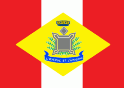 Proyecto de bandera del Estado de Amapá (1984), no utilizado.