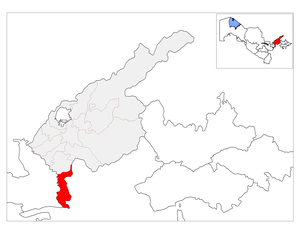 Бекабадский район на карте