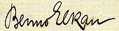 signature de Benno Elkan