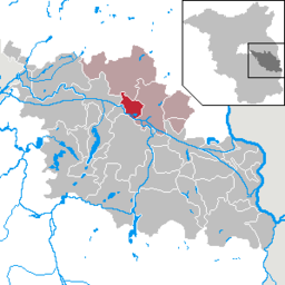 Läget för kommunen Berkenbrück i Landkreis Oder-Spree