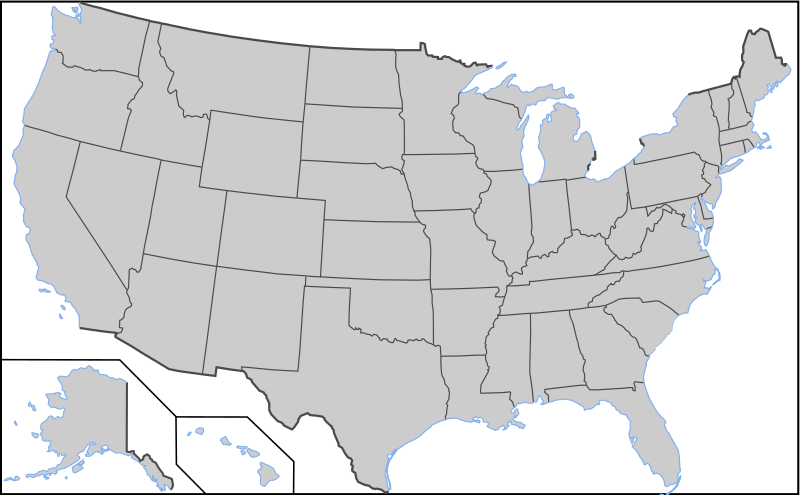 Description Blank US Map with borders.svg