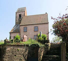 The church of Saint-Arbogast in Bourgheim